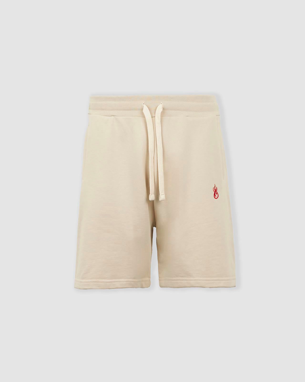 EMBROIDERED FLAME SHORTS