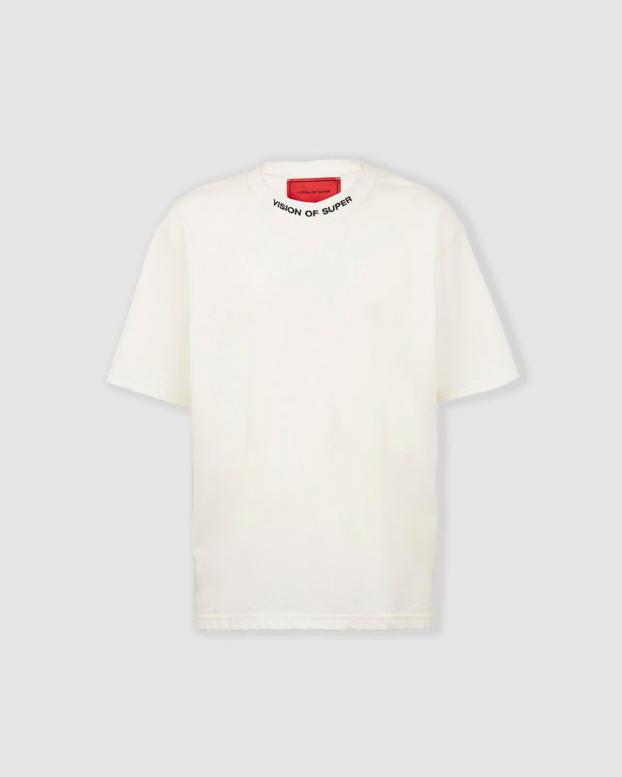 RUINED SKULL PRINT T-SHIRT