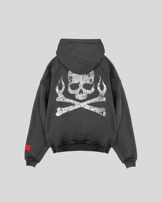 RUINED SKULL HOODIE