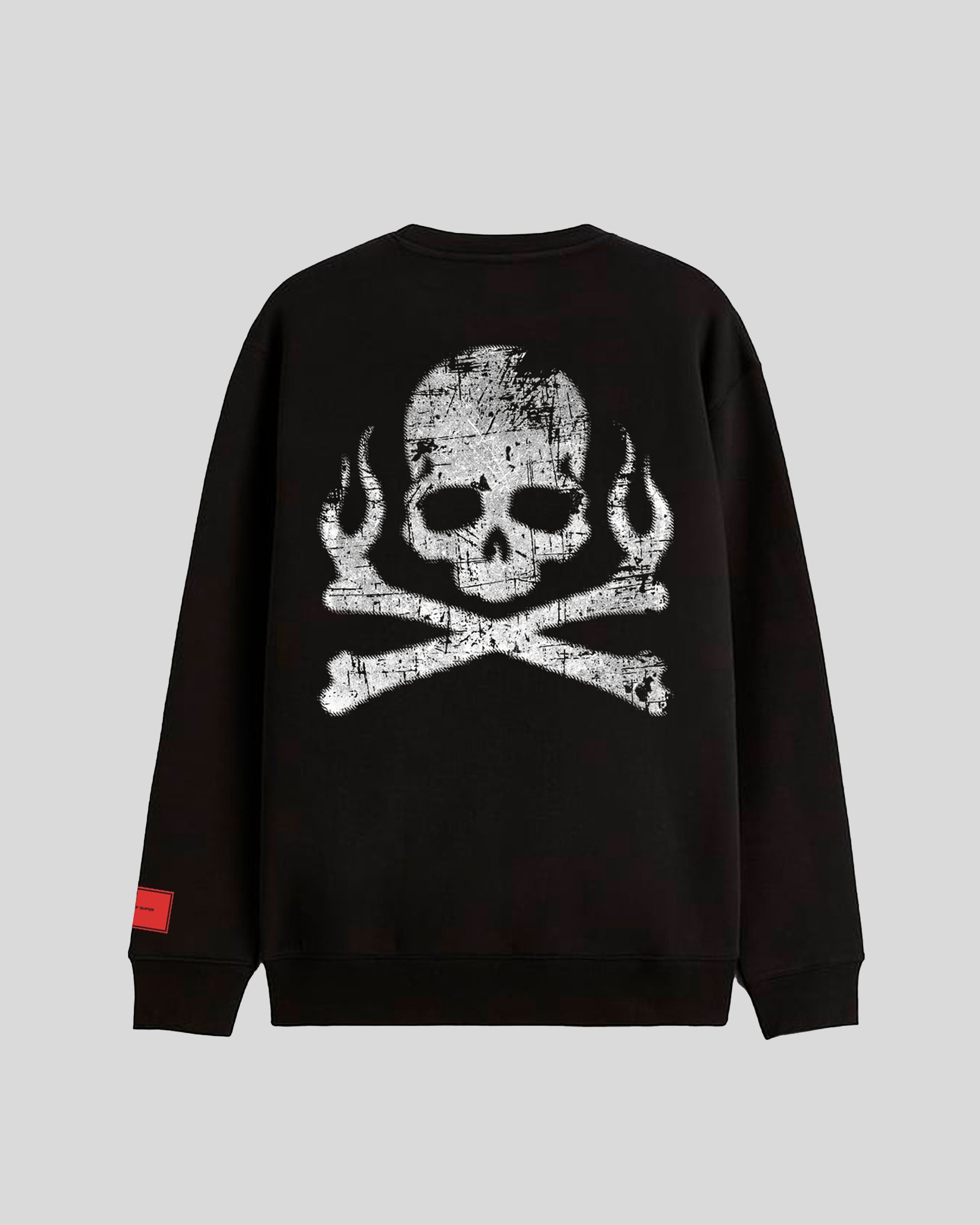 RUINED SKULL CREWNECK