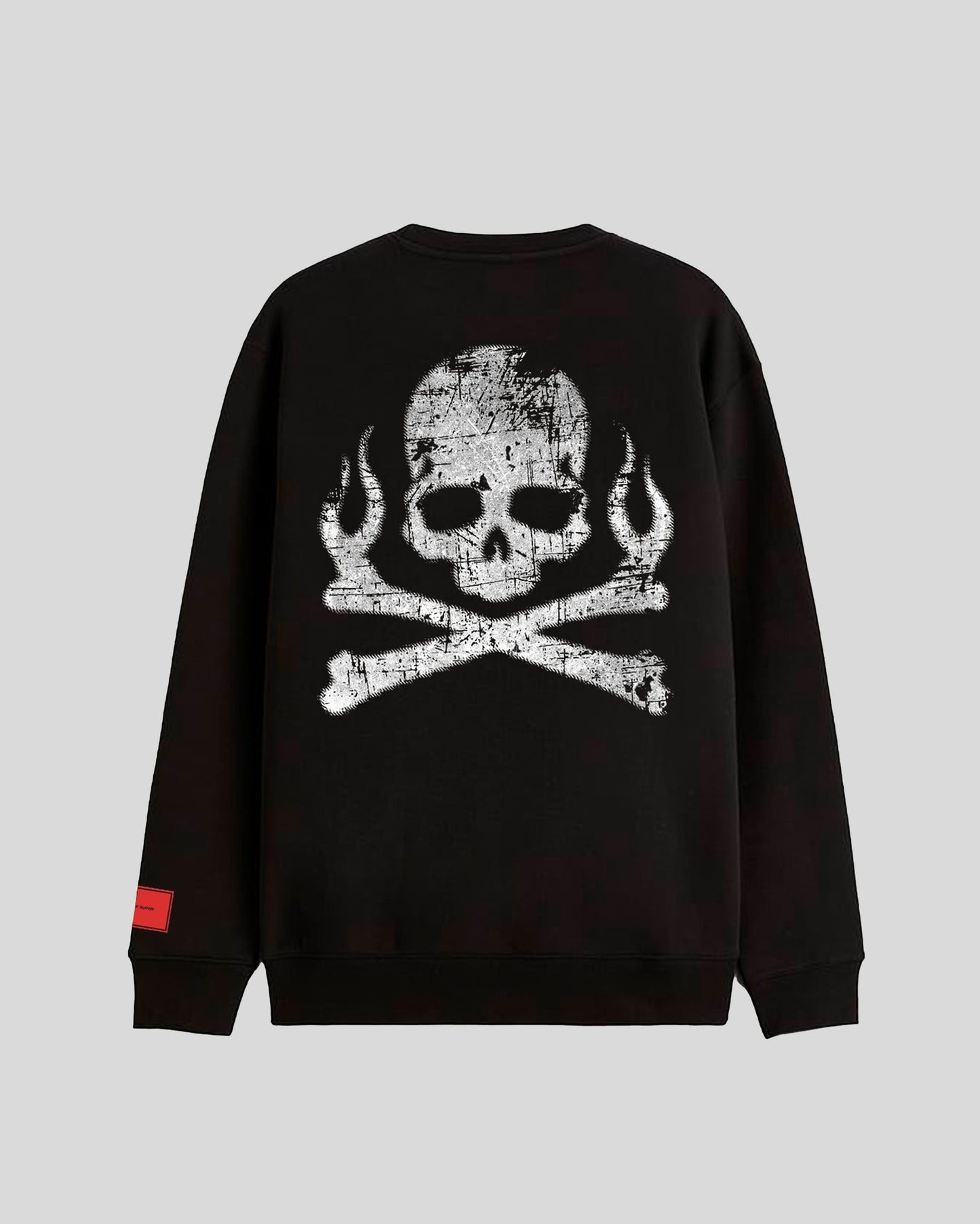 RUINED SKULL CREWNECK