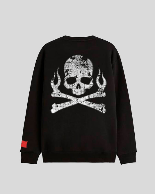 RUINED SKULL CREWNECK