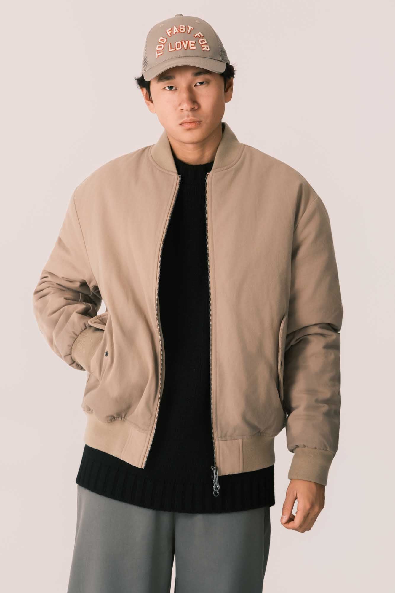 SAND CAP WITH EMBROIDERED TOO FAST FOR LOVE