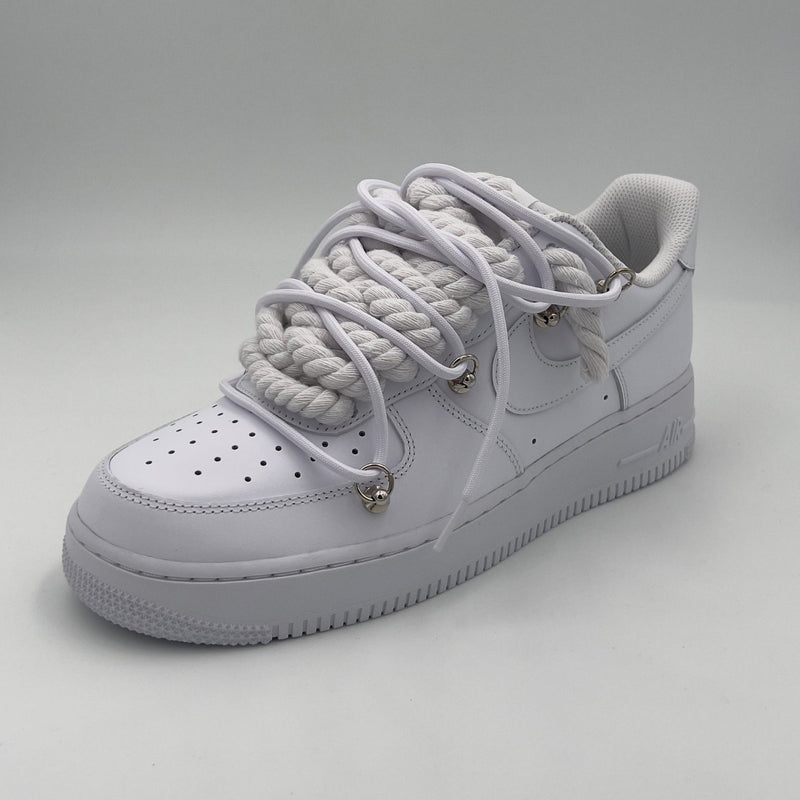 Nike Air Force 1 “Rope Laces White” Triple White