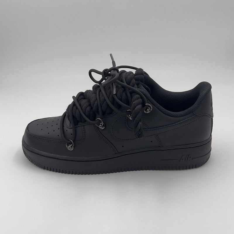 Nike Air Force 1 “Rope Laces” Triple black