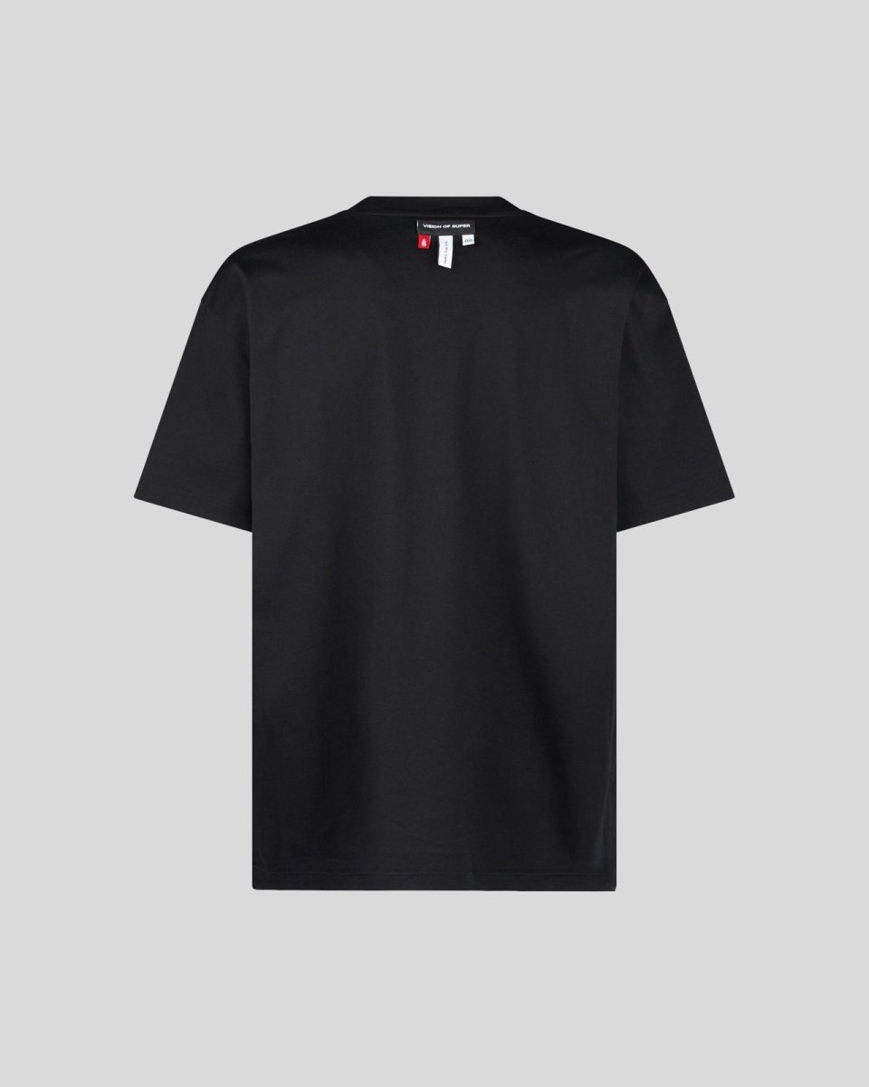 BLACK T-SHIRT WITH TIGER GRAPHICS - Vision of Super