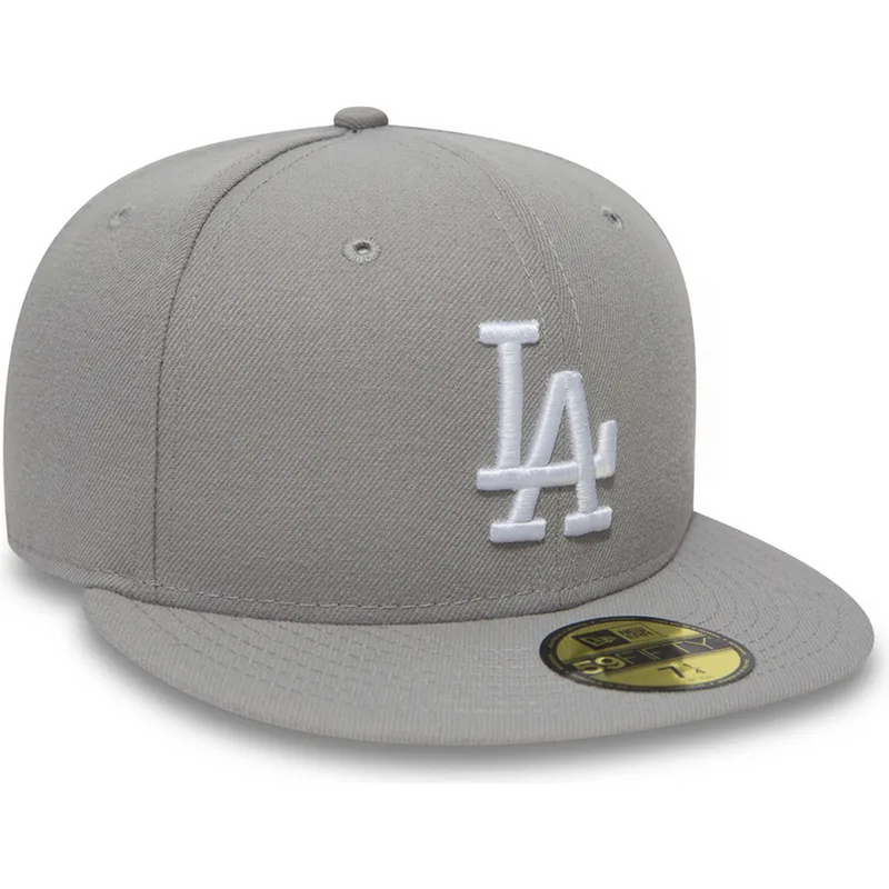 New Era 59FIFTY Grey Los Angeles Dodgers