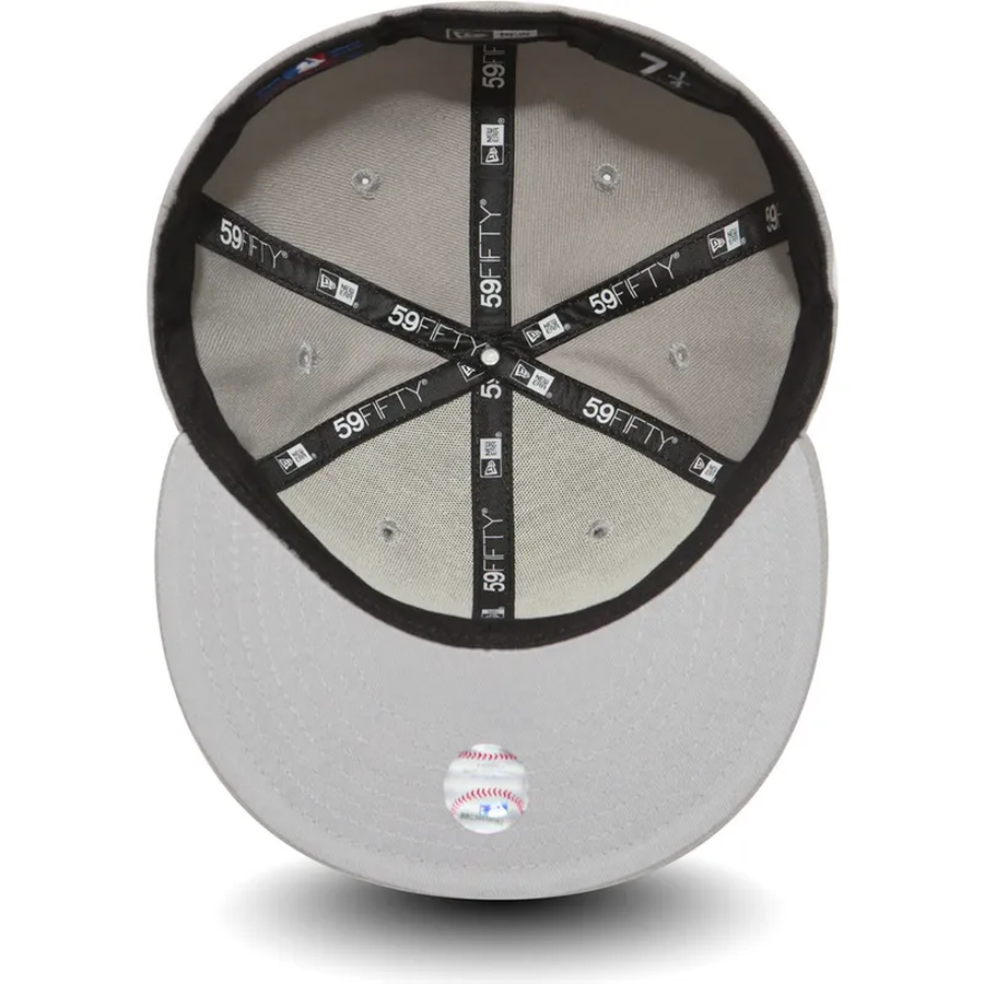 New Era 59FIFTY Grey Los Angeles Dodgers