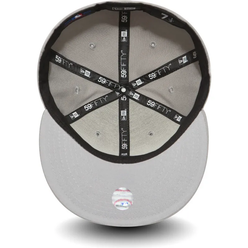 New Era 59FIFTY Grey Los Angeles Dodgers