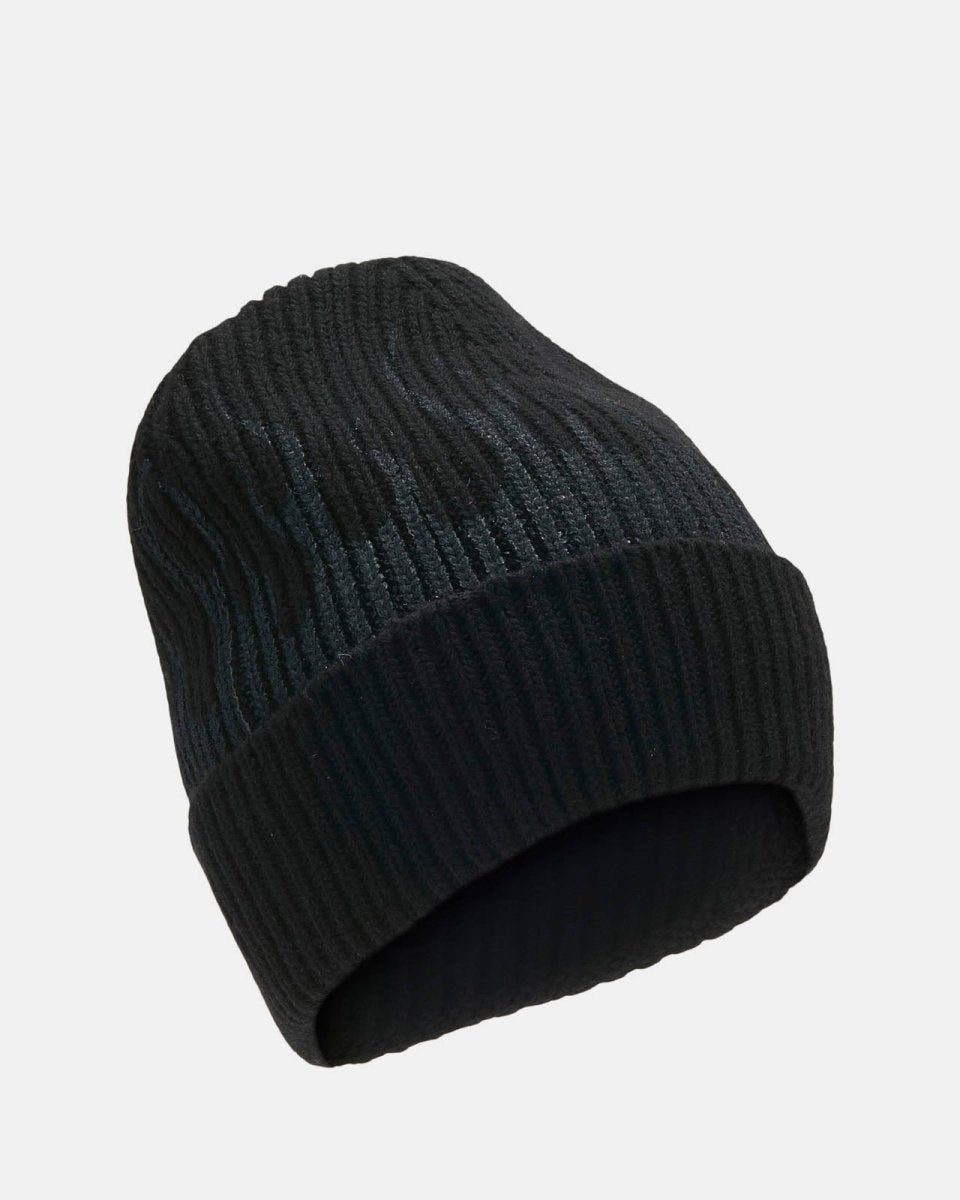 Grey Flames Black Beanie - Vision of Super
