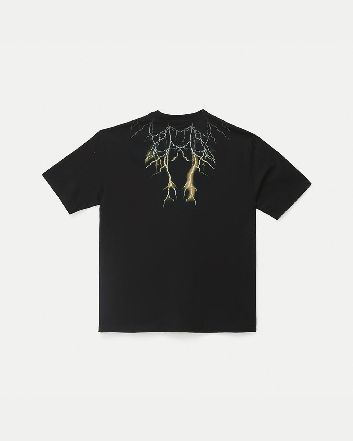 BLACK TEE WITH SHADE LIGHTNING YELLOW