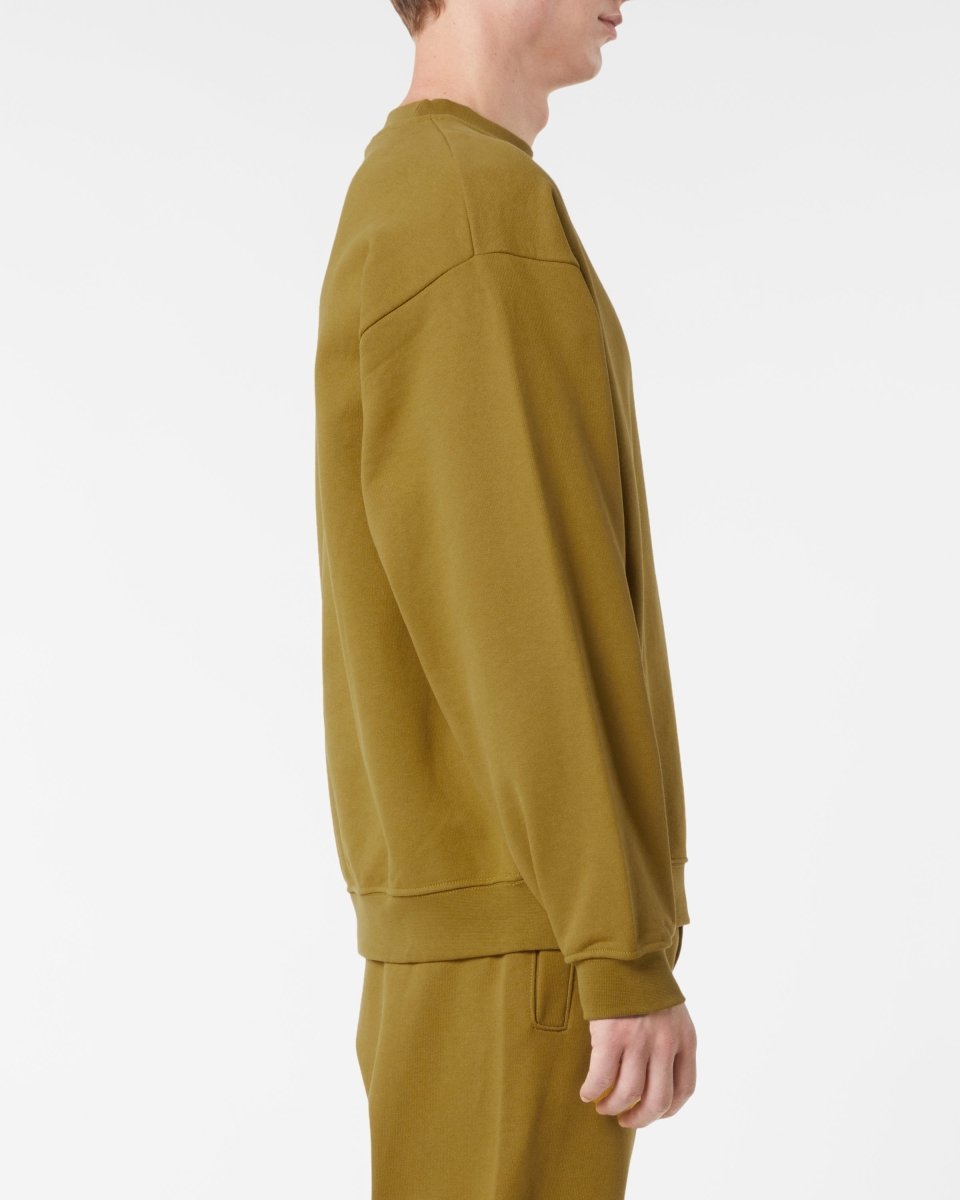 PLANTATION CREWNECK WITH EMBROIDERED FLAMING HEART - Vision of Super