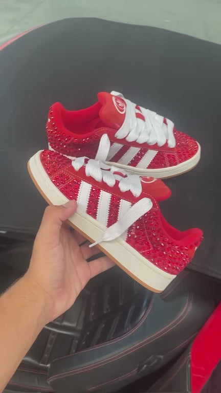 Adidas Campus 00s Red Swaroski